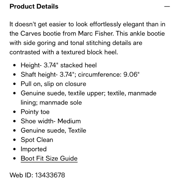 Suede Ankle bootie - 3.74” heel - Picture 3 of 13